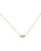Κολιέ ματάκι Excite Fashion Jewellery με πράσινα και λευκά ζιργκόν από επιχρυσωμένο ασήμι 925. K-105-PRAS-G-77 Κοσμήματα Κολιέ ματάκι Excite Fashion Jewellery με πράσινα και λευκά ζιργκόν από επιχρυσωμένο ασήμι 925. K-105-PRAS-G-77 Κοσμήματα
