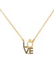 Κολιέ love-μονόπετρο από την Excite Fashion Jewellery με μαύρα και λευκά ζιργκόν από επιχρυσωμένο ασήμι 925. K-113-AS-M-G-105 Κοσμήματα Κολιέ love-μονόπετρο από την Excite Fashion Jewellery με μαύρα και λευκά ζιργκόν από επιχρυσωμένο ασήμι 925. K-113-AS-M-G-105 Κοσμήματα