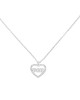 Κολιέ MOM - MAMA σε σχέδιο καρδιά excite fashion jewellery απο επιπλατινωμένο ασήμι 925 και λευκά ζιργκον K-127-AS-S-105 Κοσμήματα