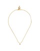 Κολιέ Excite fashion jewellery με ροζ ματάκι και αλυσίδα, λεπτή, πλεχτή απο επιχρυσωμένο ατσάλι. K-1601-01-11-79 Κοσμήματα Κολιέ Excite fashion jewellery με ροζ ματάκι και αλυσίδα, λεπτή, πλεχτή απο επιχρυσωμένο ατσάλι. K-1601-01-11-79 Κοσμήματα