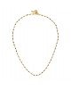 Κολιέ Excite Fashion Jewellery μαύρο ροζάριο με ατσάλινη επιχρυσωμένη αλυσίδα. K-1620-01-06-55 Κοσμήματα Κολιέ Excite Fashion Jewellery μαύρο ροζάριο με ατσάλινη επιχρυσωμένη αλυσίδα. K-1620-01-06-55 Κοσμήματα