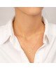 Κολιέ καρδιά από επιχρυσωμένο ασήμι 925, της Excite Fashion Jewellery.  K-30-G Κοσμήματα