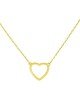 Κολιέ καρδιά από επιχρυσωμένο ασήμι 925, της Excite Fashion Jewellery.  K-30-G Κοσμήματα