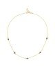 Κολιέ Excite fashion jewellery με σειρά μπλέ ζιργκόν από επιπλατινωμένο ασήμι 925. K-68-MPLE-G-105 Κοσμήματα Κολιέ Excite fashion jewellery με σειρά μπλέ ζιργκόν από επιπλατινωμένο ασήμι 925. K-68-MPLE-G-105 Κοσμήματα