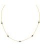 Κολιέ Excite fashion jewellery με σειρά μπλέ ζιργκόν από επιπλατινωμένο ασήμι 925. K-68-MPLE-G-105 Κοσμήματα Κολιέ Excite fashion jewellery με σειρά μπλέ ζιργκόν από επιπλατινωμένο ασήμι 925. K-68-MPLE-G-105 Κοσμήματα