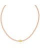Χειροποίητο κολιέ από την Excite Fashion Jewellery ματάκι με σμάλτο και nude χάντρες. K-1402-04-02-79 Κοσμήματα Χειροποίητο κολιέ από την Excite Fashion Jewellery ματάκι με σμάλτο και nude χάντρες. K-1402-04-02-79 Κοσμήματα