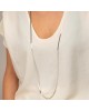 Μακριά αλυσίδα, επιπλατινωμένη, φίδι, της Excite Fashion Jewellery από ανοξείδωτο ατσάλι. N-2739-S Κοσμήματα