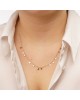 Κολιέ Excite Fashion Jewellery ροζ χρυσό με κρεμαστά στοιχεία από ανοξείδωτο ατσάλι N-65-62G Κοσμήματα Κολιέ Excite Fashion Jewellery ροζ χρυσό με κρεμαστά στοιχεία από ανοξείδωτο ατσάλι N-65-62G Κοσμήματα