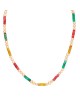 Κολιέ με πέρλες και πολύχρωμες πέτρες -Excite Fashion Jewellery. N-712-G Κοσμήματα Κολιέ με πέρλες και πολύχρωμες πέτρες -Excite Fashion Jewellery. N-712-G Κοσμήματα