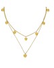 Επίχρυσο διπλό κολιέ Excite fashion Jewellery με αλυσίδες και κρεμαστές καρδούλες απο ανοξείδωτο ατσάλι. N-75-72G Κοσμήματα Επίχρυσο διπλό κολιέ Excite fashion Jewellery με αλυσίδες και κρεμαστές καρδούλες απο ανοξείδωτο ατσάλι. N-75-72G Κοσμήματα