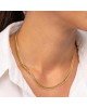 Κολιέ διπλή αλυσίδα κουρμέτ Excite Fashion Jewellery από επιχρυσωμένο ανοξείδωτο ατσάλι. N-YH106A-G-65 Κοσμήματα Κολιέ διπλή αλυσίδα κουρμέτ Excite Fashion Jewellery από επιχρυσωμένο ανοξείδωτο ατσάλι. N-YH106A-G-65 Κοσμήματα