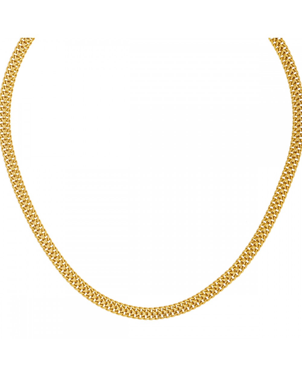 Κολιέ διπλή αλυσίδα κουρμέτ Excite Fashion Jewellery από επιχρυσωμένο ανοξείδωτο ατσάλι. N-YH106A-G-65 Κοσμήματα Κολιέ διπλή αλυσίδα κουρμέτ Excite Fashion Jewellery από επιχρυσωμένο ανοξείδωτο ατσάλι. N-YH106A-G-65 Κοσμήματα