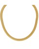 Κολιέ αλυσίδα φίδι Excite Fashion Jewellery από ανοξείδωτο επιχρυσωμένο ατσάλι. N-YH881A-G-75 Κοσμήματα Κολιέ αλυσίδα φίδι Excite Fashion Jewellery από ανοξείδωτο επιχρυσωμένο ατσάλι. N-YH881A-G-75 Κοσμήματα