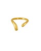 Επιχρυσωμένο Ατσάλινο Δαχτυλίδι της Excite Fashion Jewellery. R-2230-G Κοσμήματα Επιχρυσωμένο Ατσάλινο Δαχτυλίδι της Excite Fashion Jewellery. R-2230-G Κοσμήματα