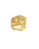 Μοντέρνο ατσάλινο επίχρυσο δαχτυλίδι της Excite Fashion Jewellery R-4889-G Κοσμήματα Μοντέρνο ατσάλινο επίχρυσο δαχτυλίδι της Excite Fashion Jewellery R-4889-G Κοσμήματα