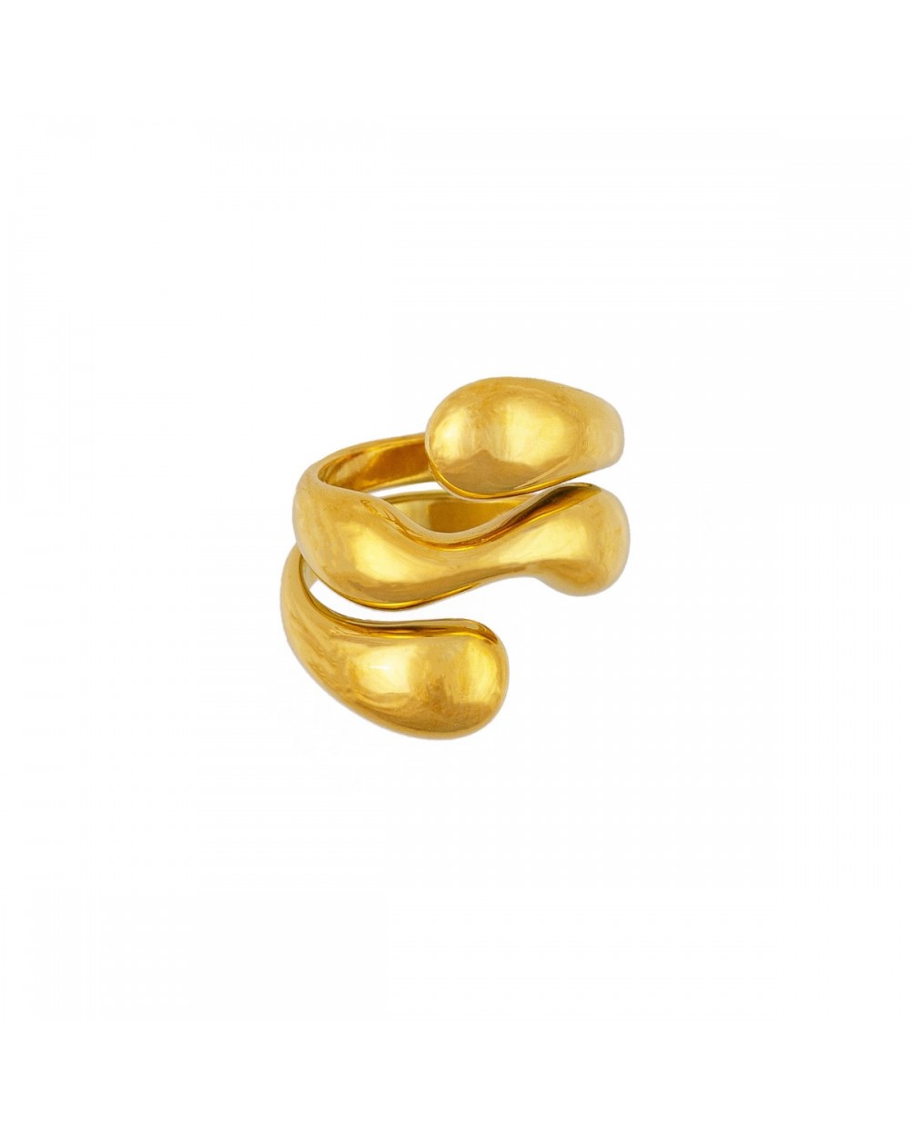 Δαχτυλίδι από επιχρυσωμένο ατσάλι της Excite Fashion Jewellery R-5043-G Κοσμήματα