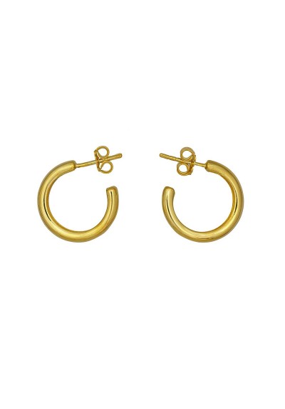 Μικροί κρίκοι Excite Fashion Jewellery από επιχρυσωμένο ασήμι 925.S-15-G-79 Μικροί κρίκοι Excite Fashion Jewellery από επιχρυσωμένο ασήμι 925.S-15-G-79