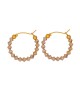 Κρίκοι από την Excite Fashion Jewellery, με κρυσταλλάκια χάντρες από ανοξείδωτο επιχρυσωμένο ατσάλι. S-1729-01-05-66 Κοσμήματα Κρίκοι από την Excite Fashion Jewellery, με κρυσταλλάκια χάντρες από ανοξείδωτο επιχρυσωμένο ατσάλι. S-1729-01-05-66 Κοσμήματα