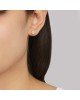 Καρφωτά σκουλαρίκια Excite fashion Jewellery απο επιχρυσωμένο ασήμι 925 με λευκά ζιργκόν.S-29-AS-G-5 Κοσμήματα Καρφωτά σκουλαρίκια Excite fashion Jewellery απο επιχρυσωμένο ασήμι 925 με λευκά ζιργκόν.S-29-AS-G-5 Κοσμήματα