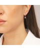 Κρικάκια Excite Fashion Jewellery απο επιπλατινωμένο ασήμι 925 και κρεμαστό στοιχείο με ροζ ζιργκόν. S-31-ROZ-S-85 Κοσμήματα Κρικάκια Excite Fashion Jewellery απο επιπλατινωμένο ασήμι 925 και κρεμαστό στοιχείο με ροζ ζιργκόν. S-31-ROZ-S-85 Κοσμήματα