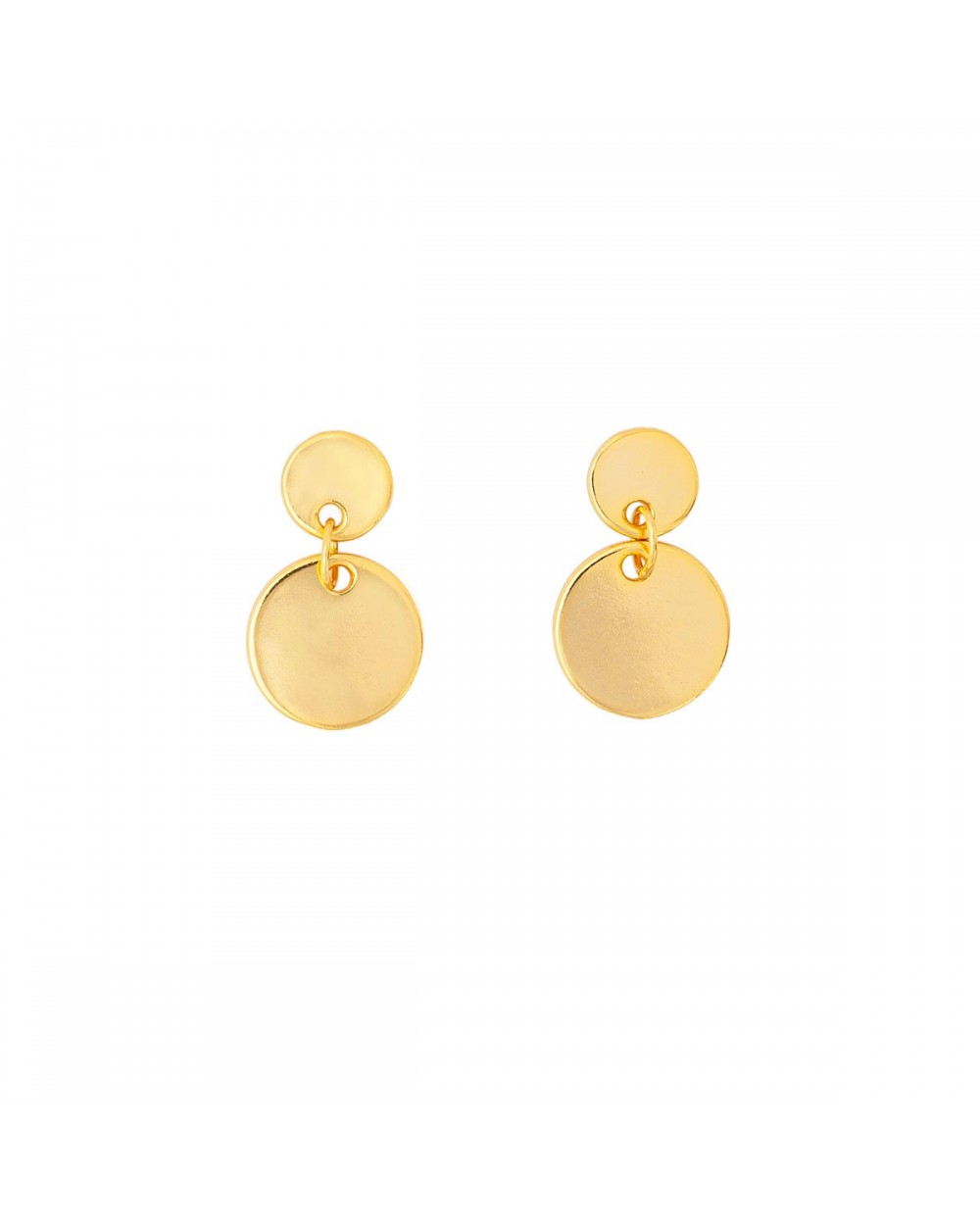 Σκουλαρίκια Dots  επιχρυσωμένο ασήμι 925, της Excite Fashion Jewellery. S-44-G-75 Κοσμήματα