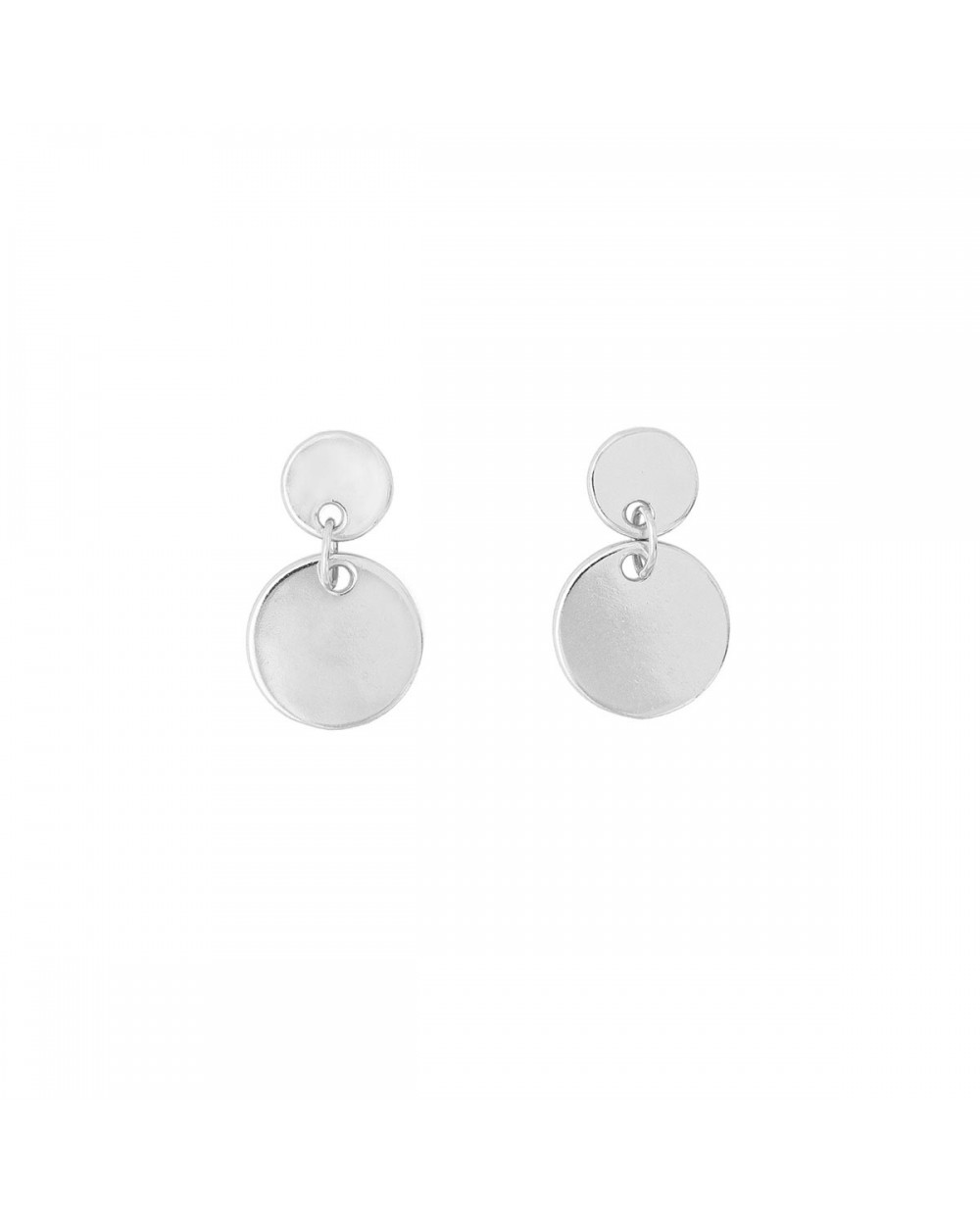 Σκουλαρίκια Dots  επιπλατινωμένο ασήμι 925, της Excite Fashion Jewellery. S-44-S-75 Κοσμήματα