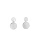 Σκουλαρίκια Dots  επιπλατινωμένο ασήμι 925, της Excite Fashion Jewellery. S-44-S-75 Κοσμήματα
