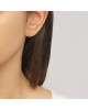 Σκουλαρίκια σταγόνα Excite fashion Jewellery με λευκά ζιργκόν από επιχρυσωμένο ασήμι 925. S-63-AS-G-7 Κοσμήματα Σκουλαρίκια σταγόνα Excite fashion Jewellery με λευκά ζιργκόν από επιχρυσωμένο ασήμι 925. S-63-AS-G-7 Κοσμήματα
