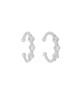 Κρίκος ear cuff επιπλατινωμένο ασήμι 925, με λευκά ζιργκόν, της Excite Fashion Jewellery S-63-S-69 Κοσμήματα Κρίκος ear cuff επιπλατινωμένο ασήμι 925, με λευκά ζιργκόν, της Excite Fashion Jewellery S-63-S-69 Κοσμήματα