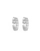 Σκουλαρίκια Excite Fashion Jewellery καρφωτά κρικάκια με λευκά ζιργκόν από επιπλατινωμένο ασήμι 925. S-79-AS-S-75 Κοσμήματα Σκουλαρίκια Excite Fashion Jewellery καρφωτά κρικάκια με λευκά ζιργκόν από επιπλατινωμένο ασήμι 925. S-79-AS-S-75 Κοσμήματα