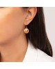 Χειροποίητα σκουλαρίκια Excite Fashion Jewellery με κοραλί κρύσταλλο από επιχρυσωμένο ατσάλι S-848-01-12-5 Κοσμήματα Χειροποίητα σκουλαρίκια Excite Fashion Jewellery με κοραλί κρύσταλλο από επιχρυσωμένο ατσάλι S-848-01-12-5 Κοσμήματα