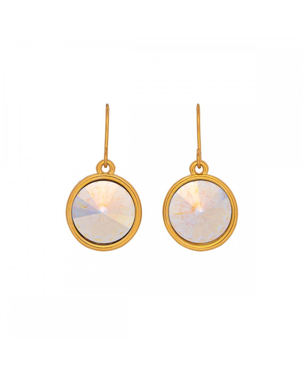 Χειροποίητα σκουλαρίκια Excite Fashion Jewellery με ivory κρύσταλλο από επιχρυσωμένο ατσάλι S-848-01-17-5 Κοσμήματα Χειροποίητα σκουλαρίκια Excite Fashion Jewellery με ivory κρύσταλλο από επιχρυσωμένο ατσάλι S-848-01-17-5 Κοσμήματα