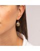 Χειροποίητα σκουλαρίκια Excite Fashion Jewellery, μελί με ασημένιες σταγόνες κρύσταλλο Swarovski από επιχρυσωμένο ατσάλι S-848-01-45-5 Κοσμήματα Χειροποίητα σκουλαρίκια Excite Fashion Jewellery, μελί με ασημένιες σταγόνες κρύσταλλο Swarovski από επιχρυσωμένο ατσάλι S-848-01-45-5 Κοσμήματα