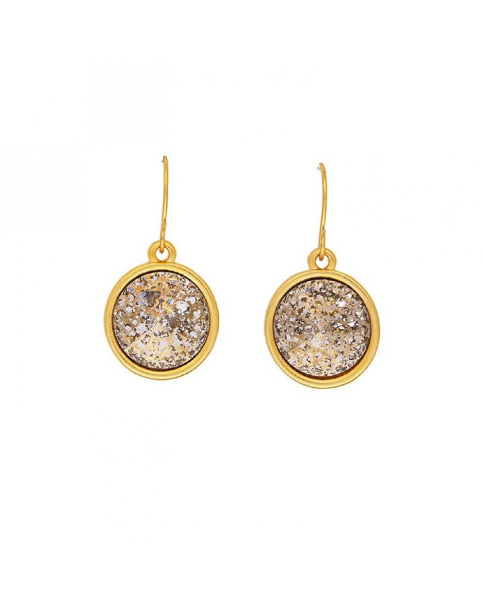 Χειροποίητα σκουλαρίκια Excite Fashion Jewellery, μελί με ασημένιες σταγόνες κρύσταλλο Swarovski από επιχρυσωμένο ατσάλι S-848-01-45-5 Κοσμήματα Χειροποίητα σκουλαρίκια Excite Fashion Jewellery, μελί με ασημένιες σταγόνες κρύσταλλο Swarovski από επιχρυσωμένο ατσάλι S-848-01-45-5 Κοσμήματα