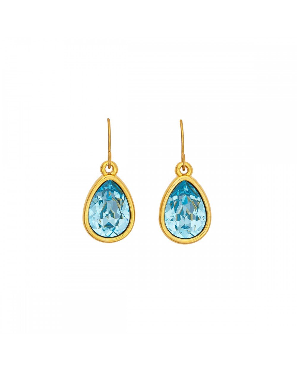 Σκουλαρίκια Excite fashion jewellery σταγόνα από ανοξείδωτο επίχρυσο ατσάλι με γαλάζιο κρύσταλλο Swarovski S-852-01-14-8 Κοσμήματα Σκουλαρίκια Excite fashion jewellery σταγόνα από ανοξείδωτο επίχρυσο ατσάλι με γαλάζιο κρύσταλλο Swarovski S-852-01-14-8 Κοσμήματα