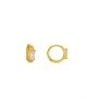 Σκουλαρίκια κρικάκια Excite Fashion Jewellery με λευκά ζιργκόν από επιχρυσωμένο ασήμι 925. S-90-AS-G-109 Κοσμήματα Σκουλαρίκια κρικάκια Excite Fashion Jewellery με λευκά ζιργκόν από επιχρυσωμένο ασήμι 925. S-90-AS-G-109 Κοσμήματα