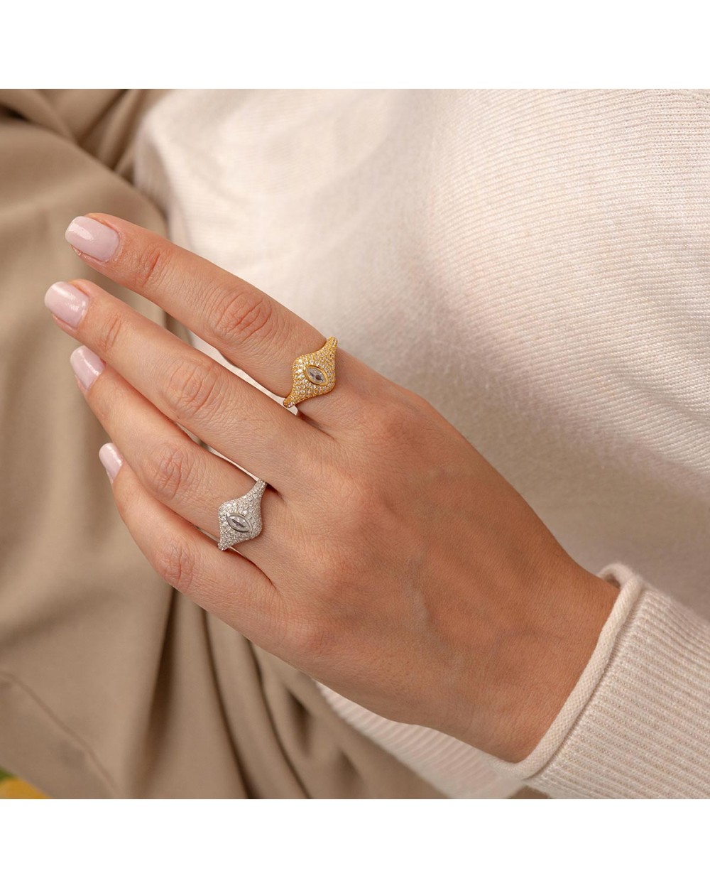 Δαχτυλίδια R-2164-G