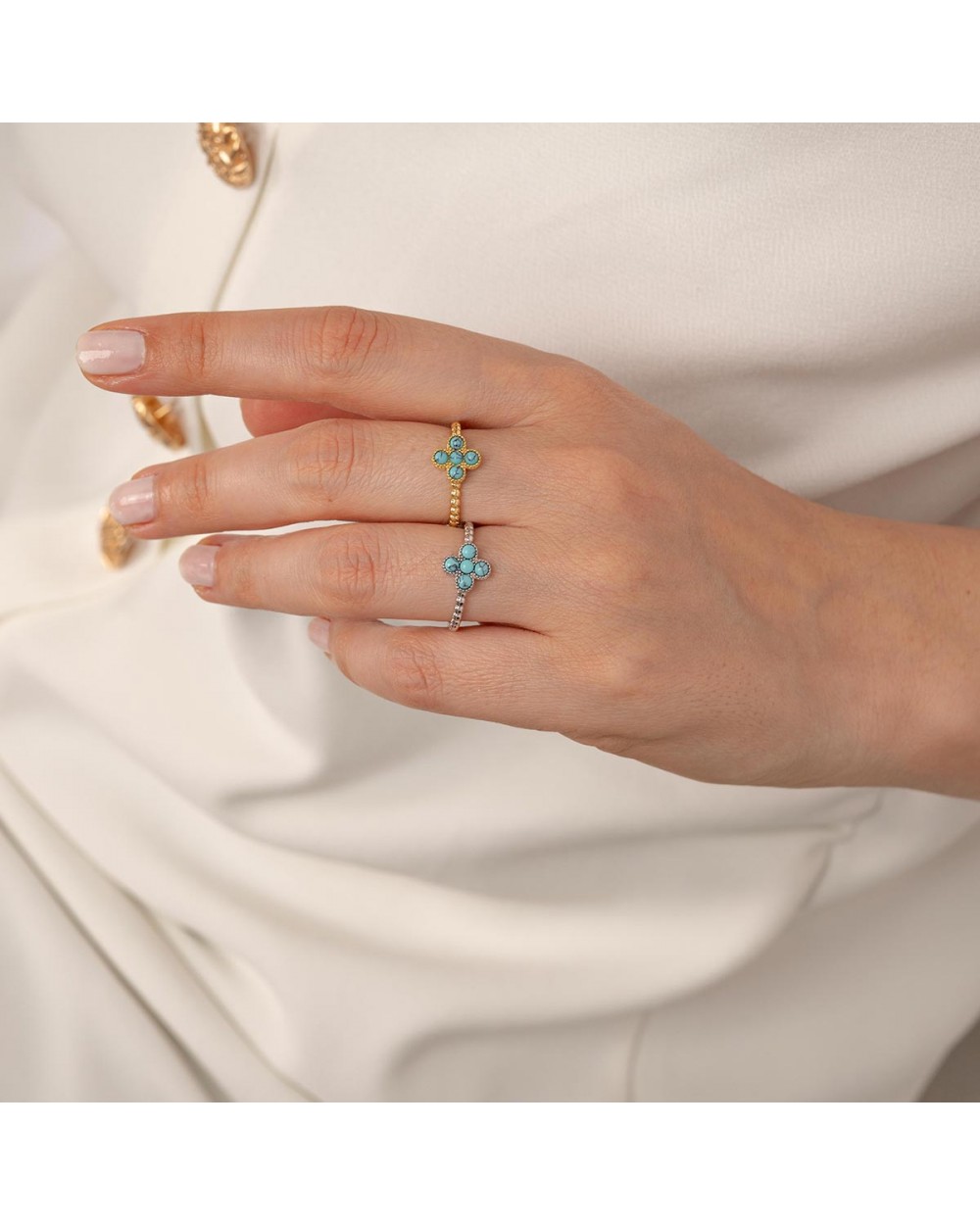 Δαχτυλίδια R-3827-G