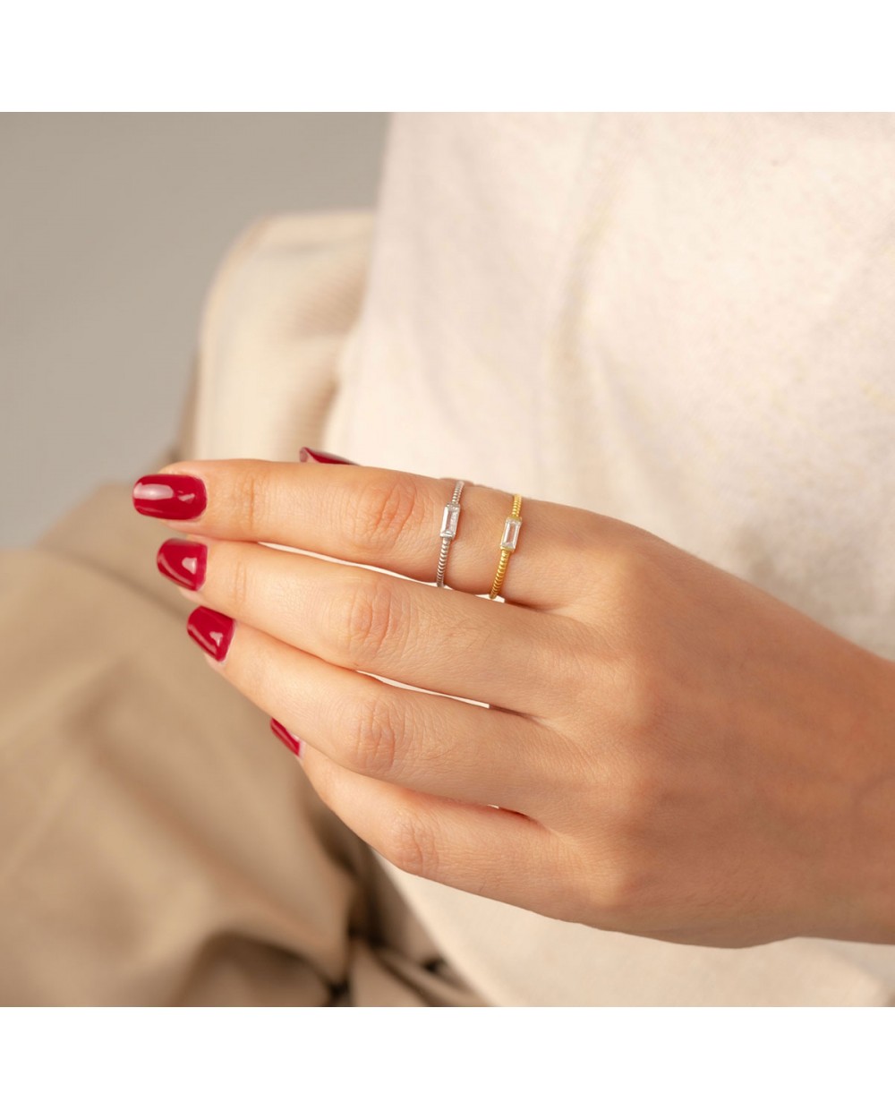 Δαχτυλίδια R111707-G