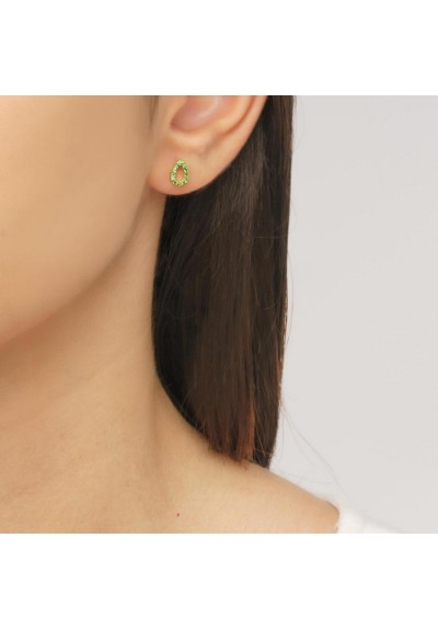 Σκουλαρίκια S-63-PRAS-G