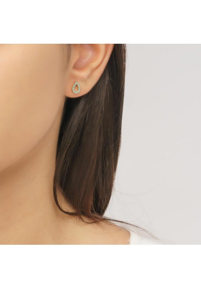 Σκουλαρίκια S-63-TYRK-G