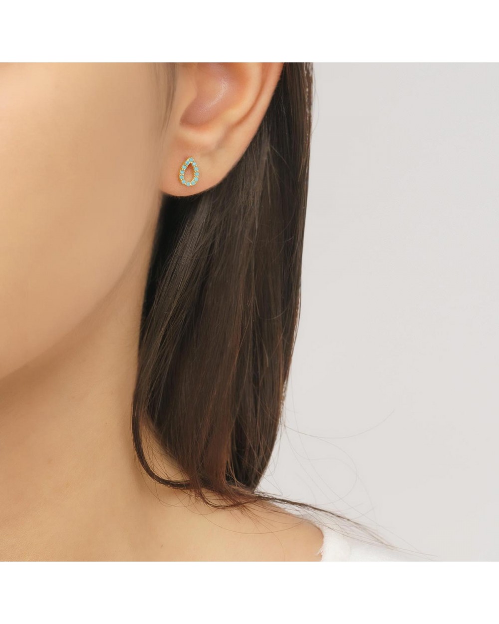 Σκουλαρίκια S-63-TYRK-G